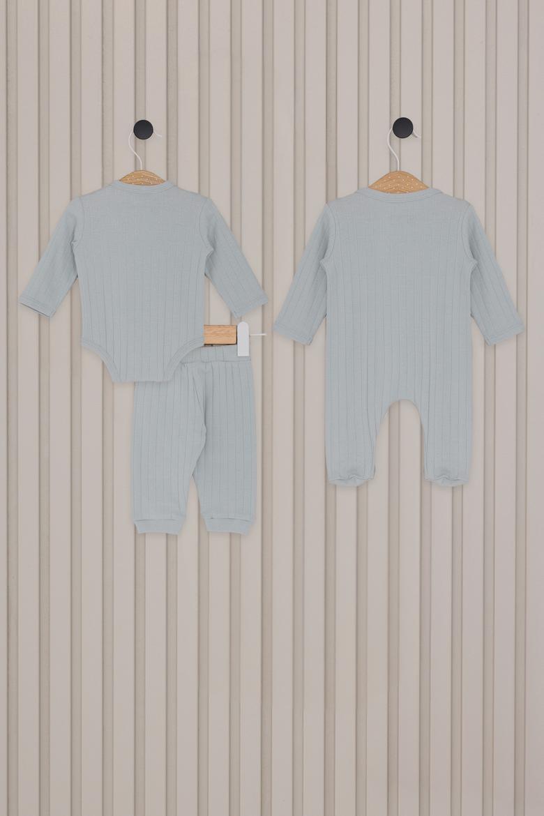 Erkek Bebek Su Yeşili Pijama Takımı - 50318278002