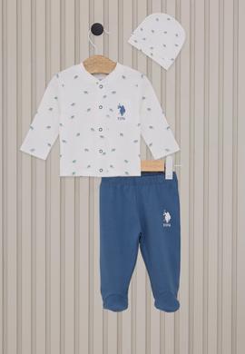 Erkek Bebek Krem Pijama Takımı - 50318267002