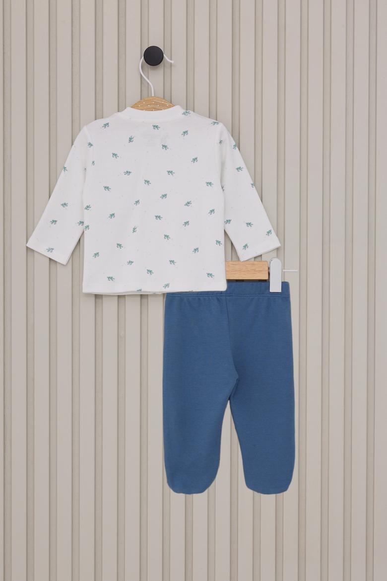 Erkek Bebek Krem Pijama Takımı - 50318267002