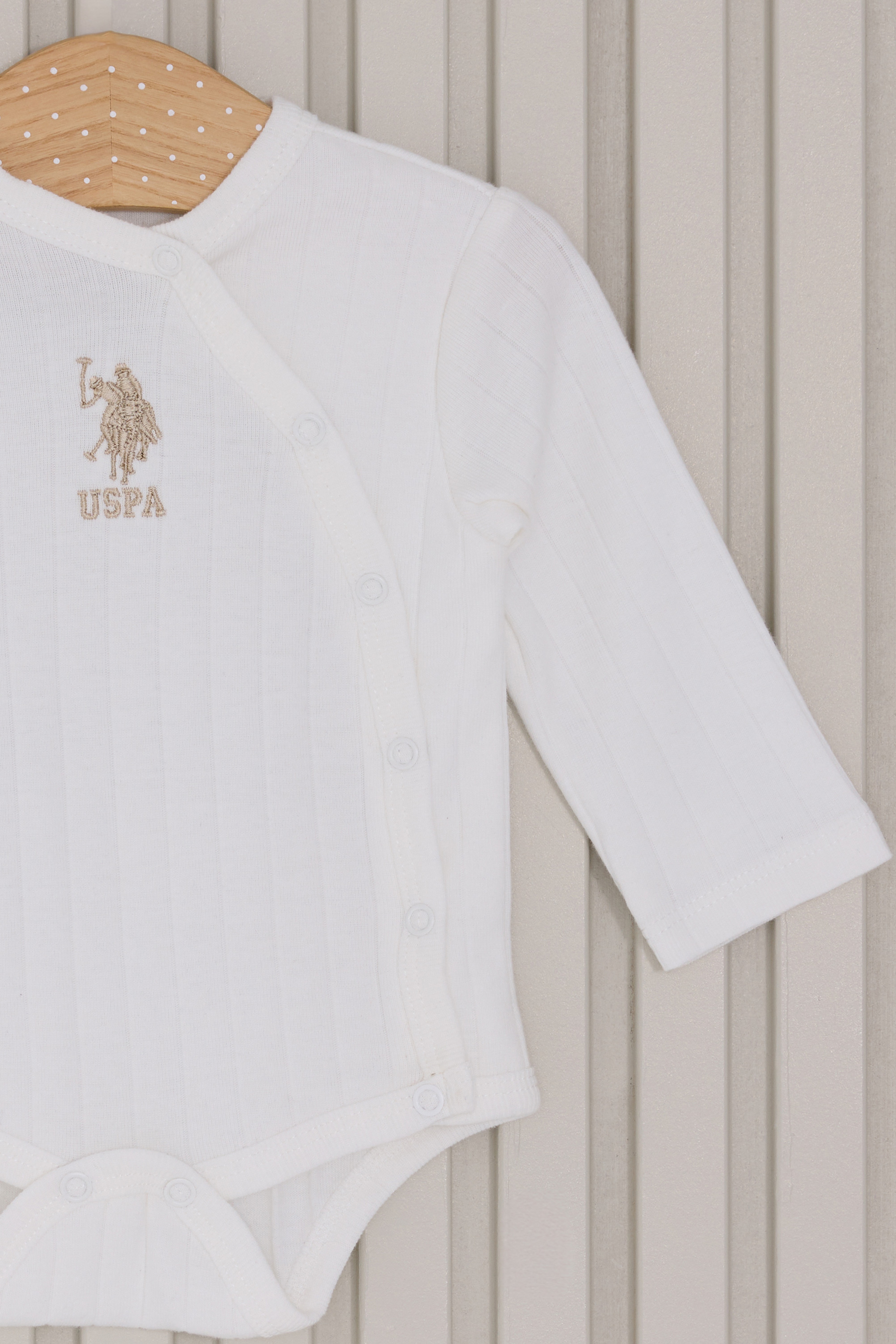 Erkek Bebek Krem Pijama Takımı
