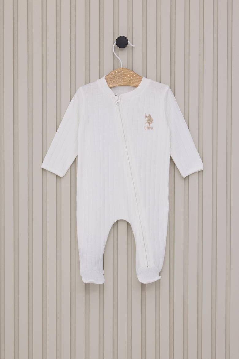 Erkek Bebek Krem Pijama Takımı