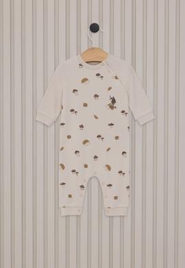 Erkek Bebek Krem Pijama Takımı - 50318301002