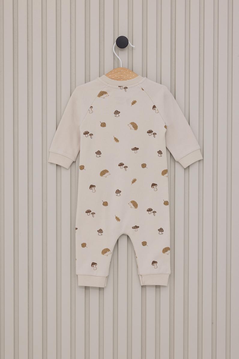 Erkek Bebek Krem Pijama Takımı