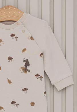 Erkek Bebek Krem Pijama Takımı - 50318301002