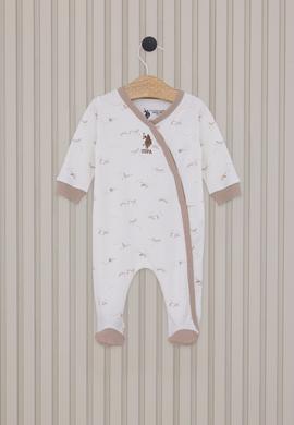 Erkek Bebek Krem Pijama Takımı - 50318258003