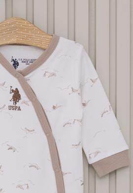 Erkek Bebek Krem Pijama Takımı - 50318258003