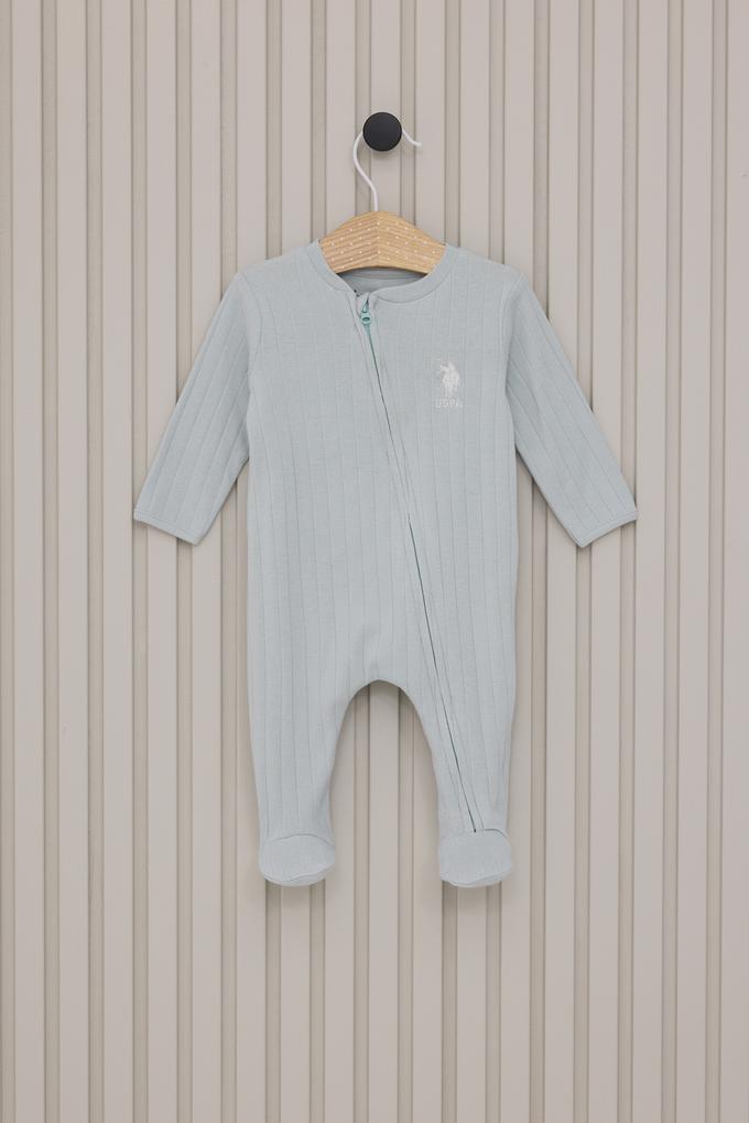 Erkek Bebek Su Yeşili Pijama Takımı