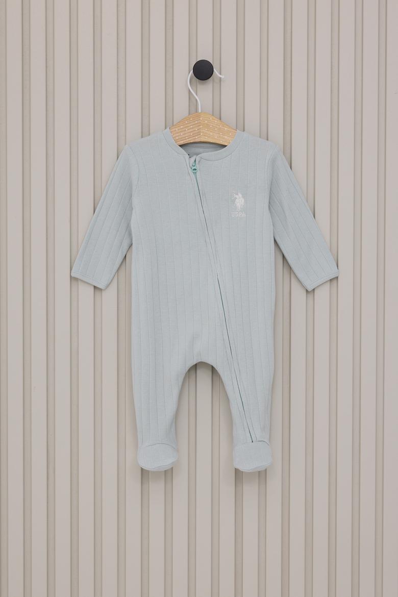 Erkek Bebek Su Yeşili Pijama Takımı