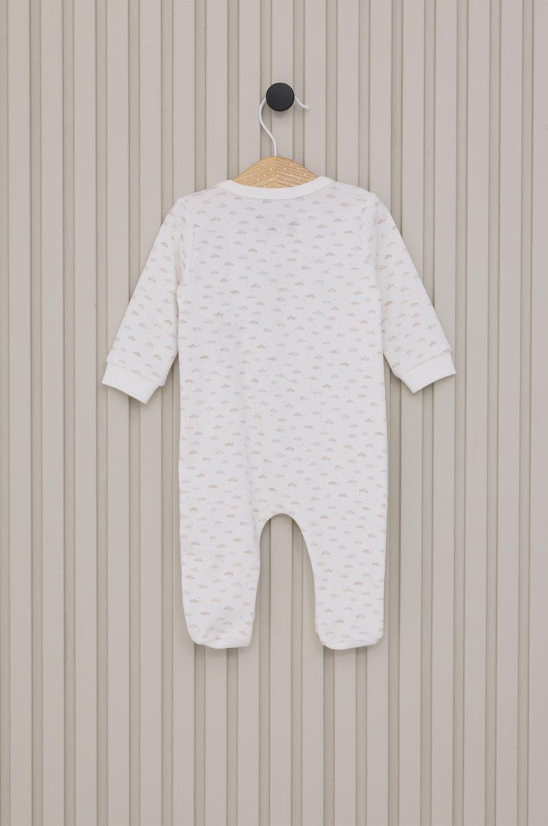 Erkek Bebek Krem Pijama Takımı