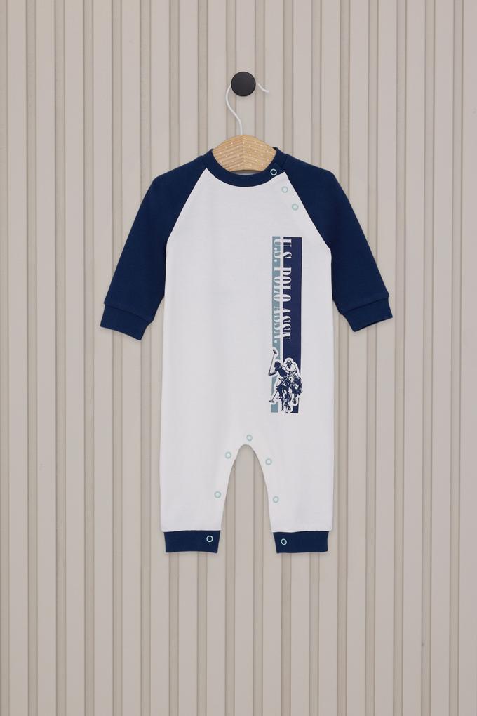 Erkek Bebek Krem Pijama Takımı