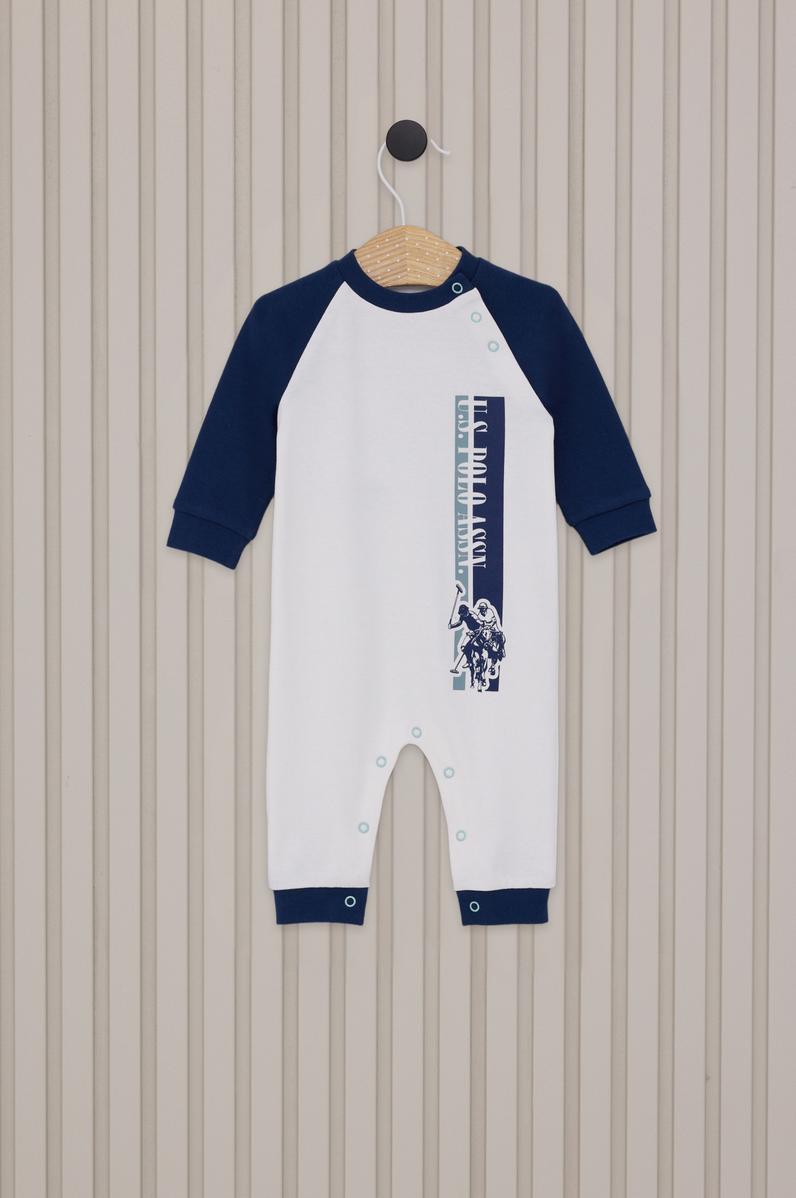 Erkek Bebek Krem Pijama Takımı