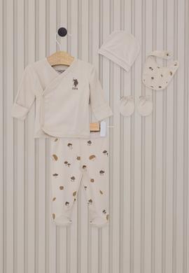 Erkek Bebek Krem Pijama Takımı - 50318271001