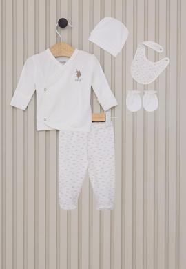 Erkek Bebek Krem Pijama Takımı - 50318261001