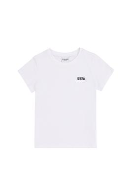 Erkek Çocuk Beyaz Bisiklet Yaka Tişört - 50313932007