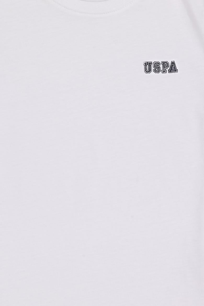 Erkek Çocuk Beyaz Bisiklet Yaka Tişört - 50313932007