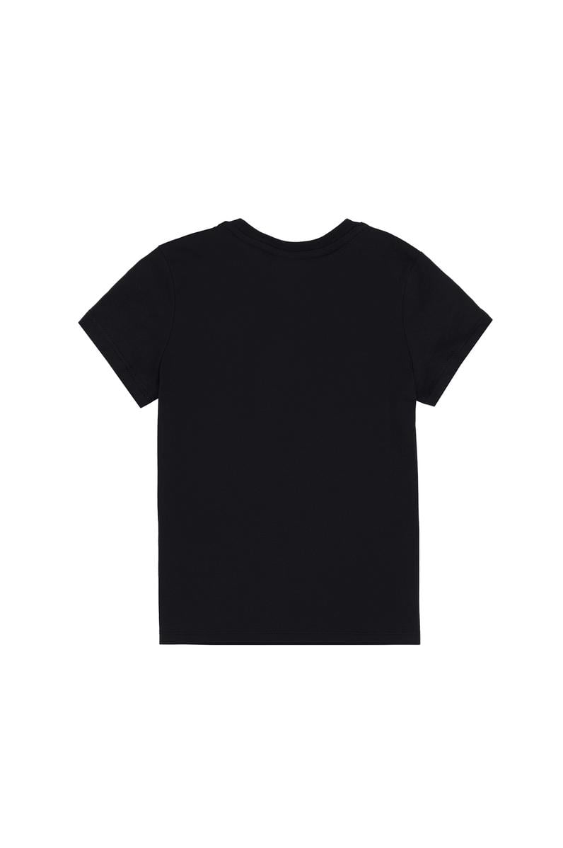 Erkek Çocuk Siyah Bisiklet Yaka Tişört