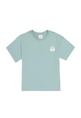 Erkek Çocuk Mint Bisiklet Yaka Basic Tişört - 50313887001