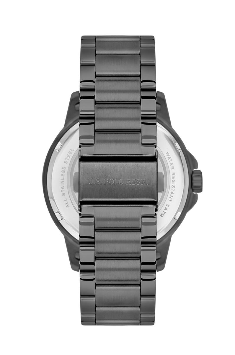 Erkek Füme Çelik Kordon Kol Saati USPA1000B-04