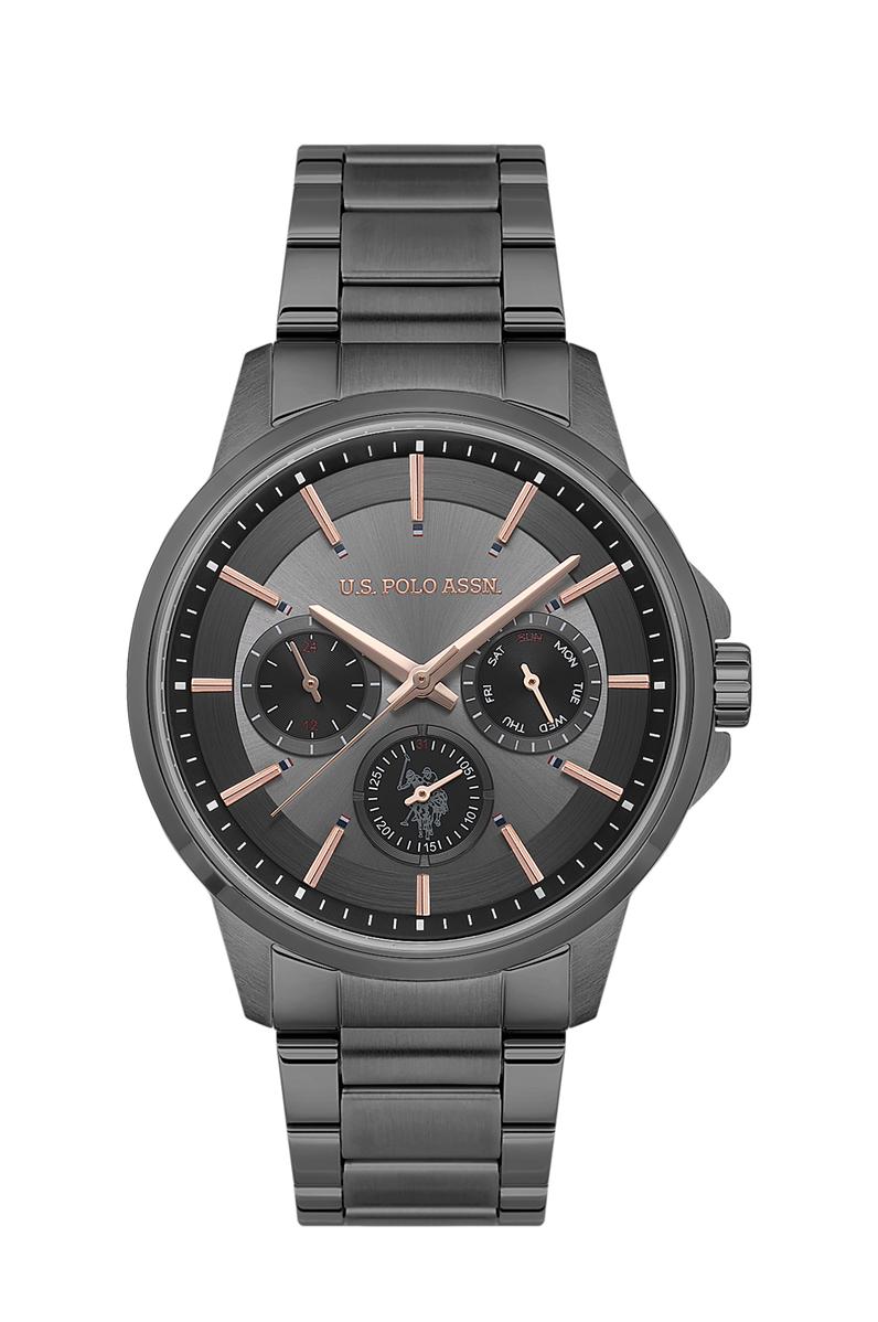 Erkek Füme Çelik Kordon Kol Saati USPA1000B-04