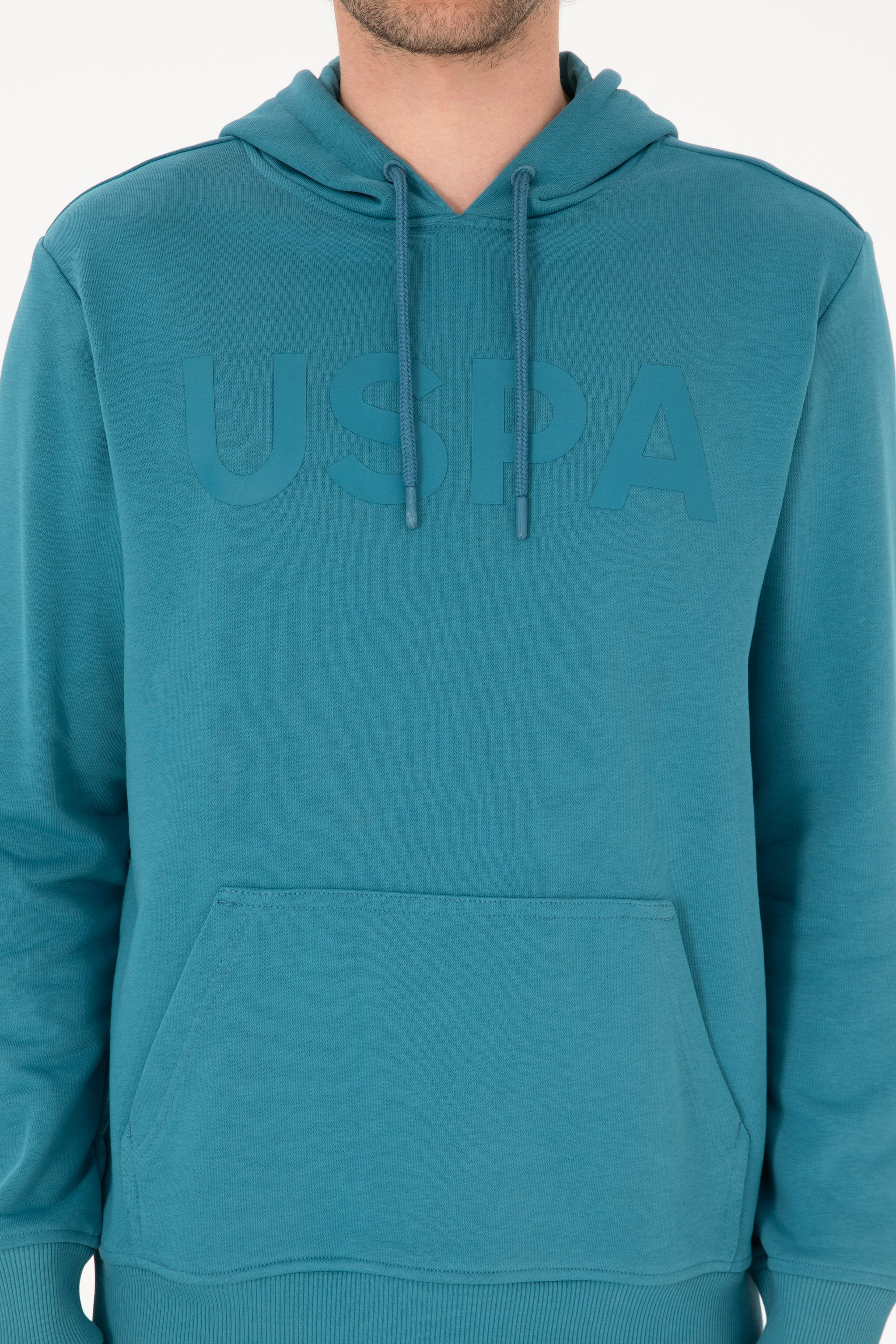 Erkek Petrol Basic Sweatshirt