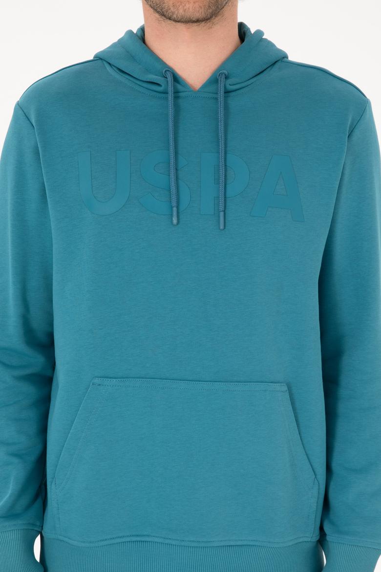 Erkek Petrol Basic Sweatshirt - 50269396123