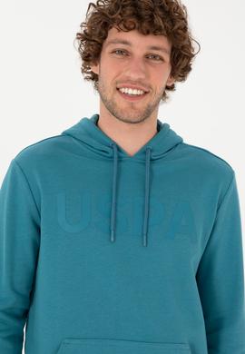 Erkek Petrol Basic Sweatshirt - 50269396123