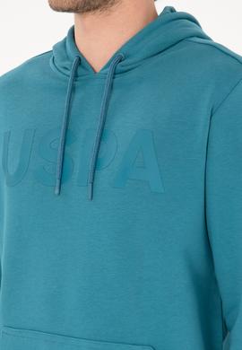 Erkek Petrol Basic Sweatshirt - 50269396123