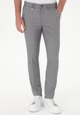 Erkek Gri Kanvas Pantolon - 50299990332