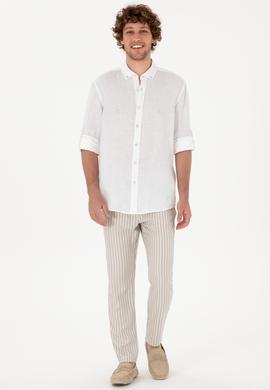 Erkek Taş Kanvas Pantolon - 50300012145