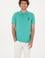 Erkek Slim Fit Polo Yaka Mint Basic Tişört