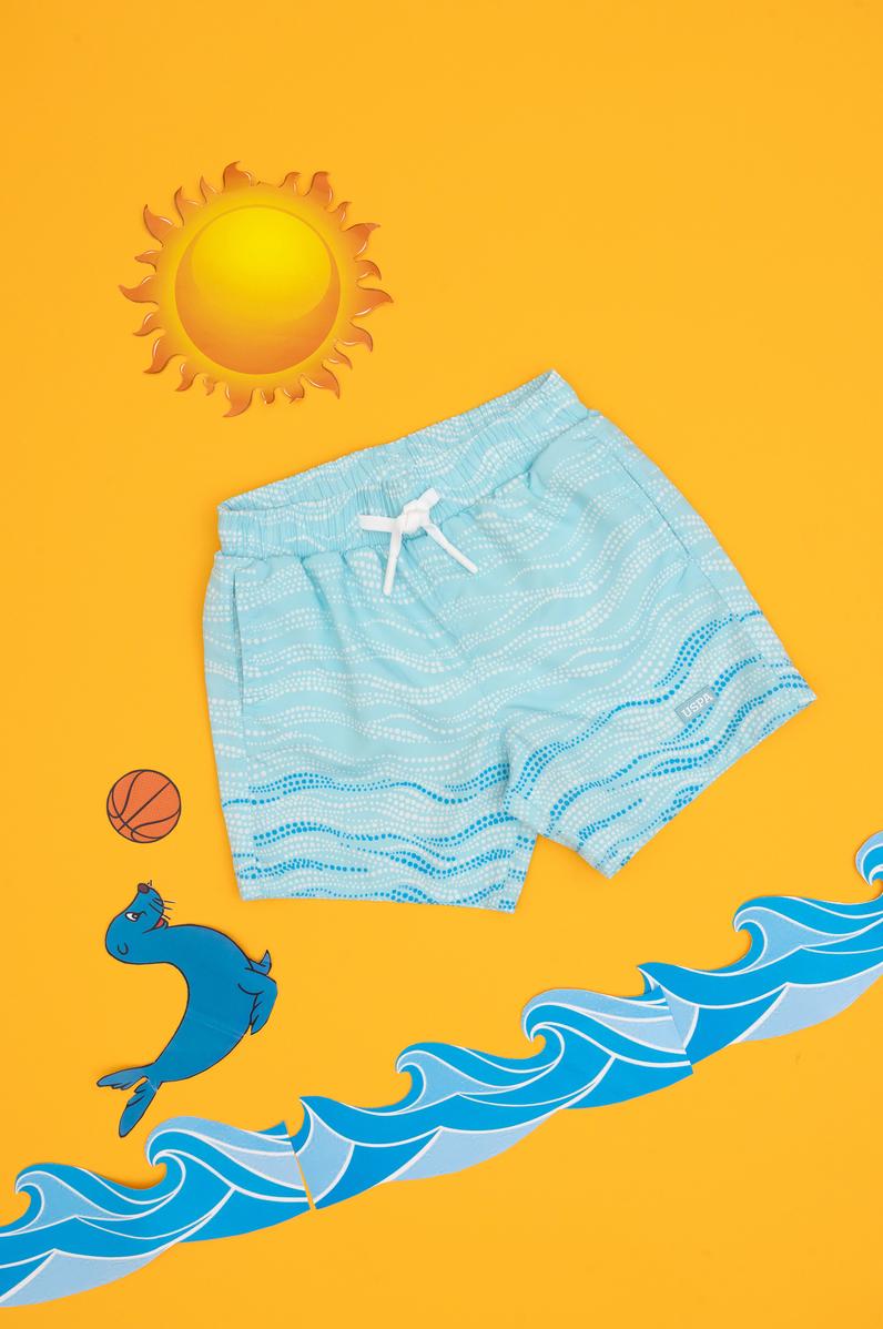 Erkek Çocuk Aqua Deniz Şortu