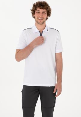 Erkek Regular Fit Polo Yaka Beyaz Tişört - 50299560001