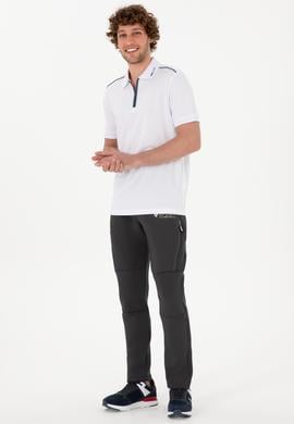 Erkek Regular Fit Polo Yaka Beyaz Tişört - 50299560001