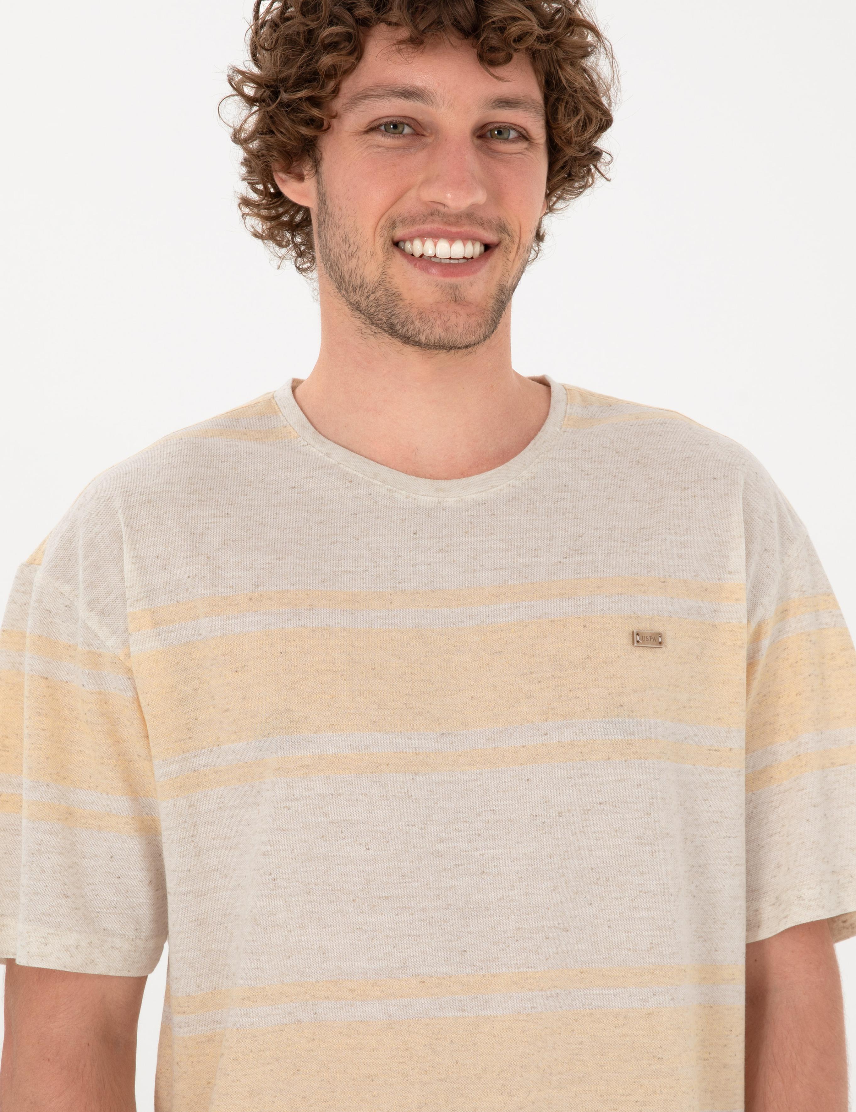 تی شرت یقه گرد ریلکس یقه گرد مردانه یو اس پولو | U.S. Polo Assn. - تصویر 2