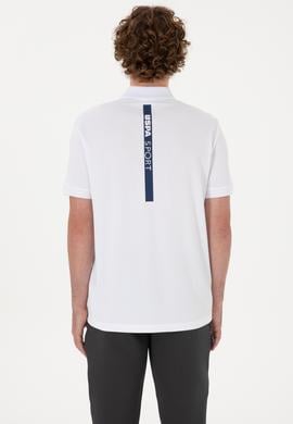 Erkek Regular Fit Polo Yaka Beyaz Tişört - 50299560001