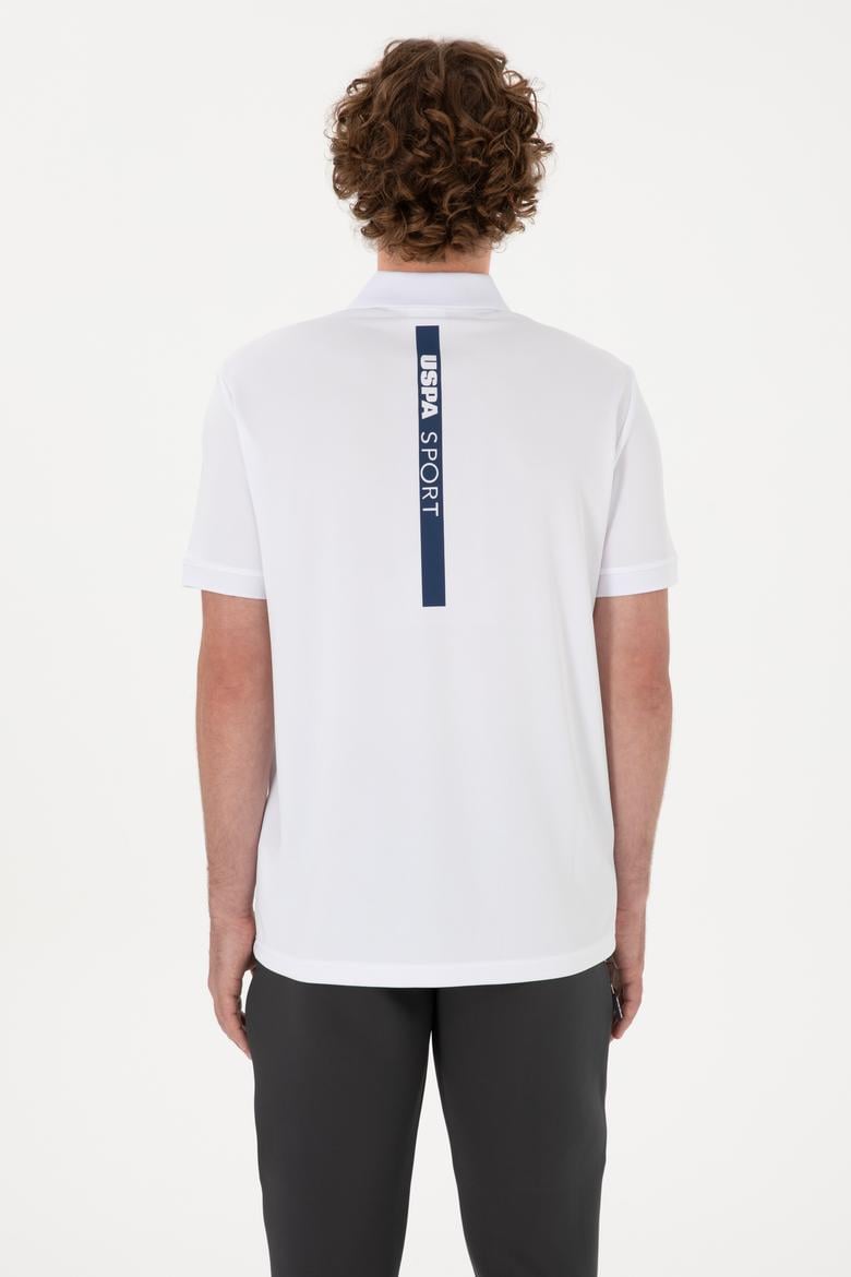 Erkek Regular Fit Polo Yaka Beyaz Tişört - 50299560001