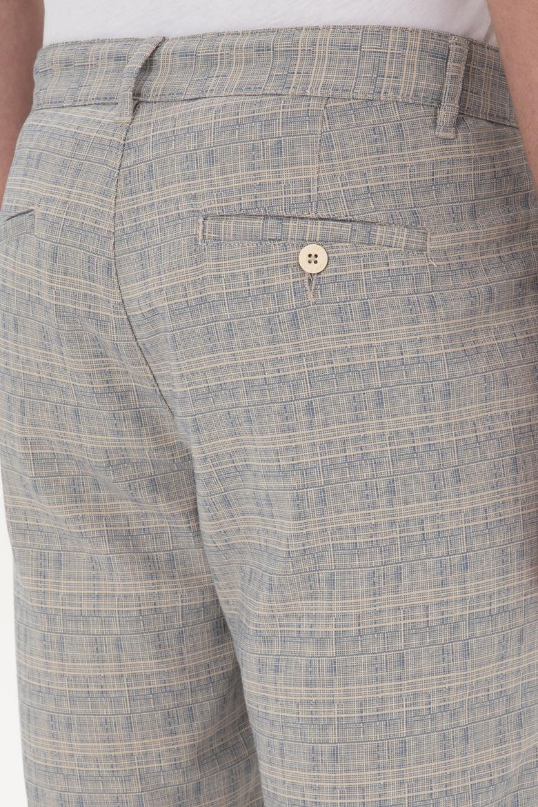 Erkek Mavi Dokuma Şort - 50300443057