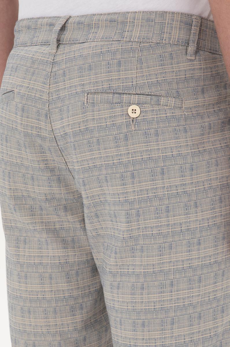 Erkek Mavi Dokuma Şort