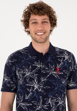 Erkek Regular Fit Polo Yaka Lacivert Tişört - 50300401018