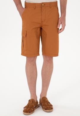 Erkek Hardal Dokuma Şort - 50300418062