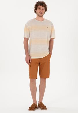 Erkek Hardal Dokuma Şort - 50300418062