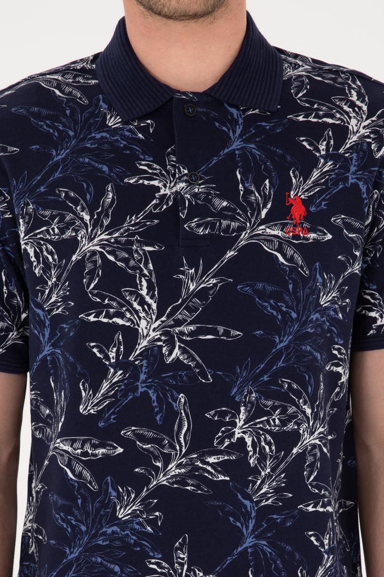 Erkek Regular Fit Polo Yaka Lacivert Tişört - 50300401018