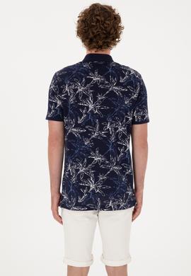 Erkek Regular Fit Polo Yaka Lacivert Tişört - 50300401018