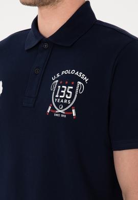 Erkek Regular Fit Polo Yaka Lacivert Tişört - 50299667006