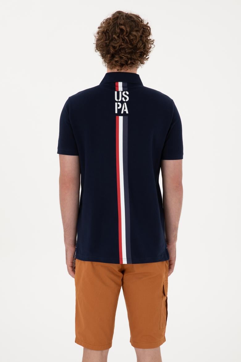 Erkek Regular Fit Polo Yaka Lacivert Tişört - 50299667006