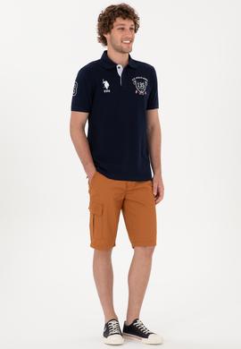 Erkek Regular Fit Polo Yaka Lacivert Tişört - 50299667006
