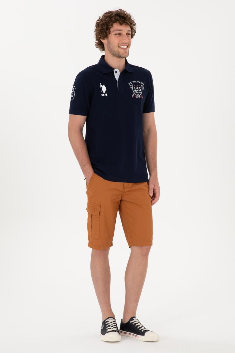 Erkek Regular Fit Polo Yaka Lacivert Tişört - 50299667006