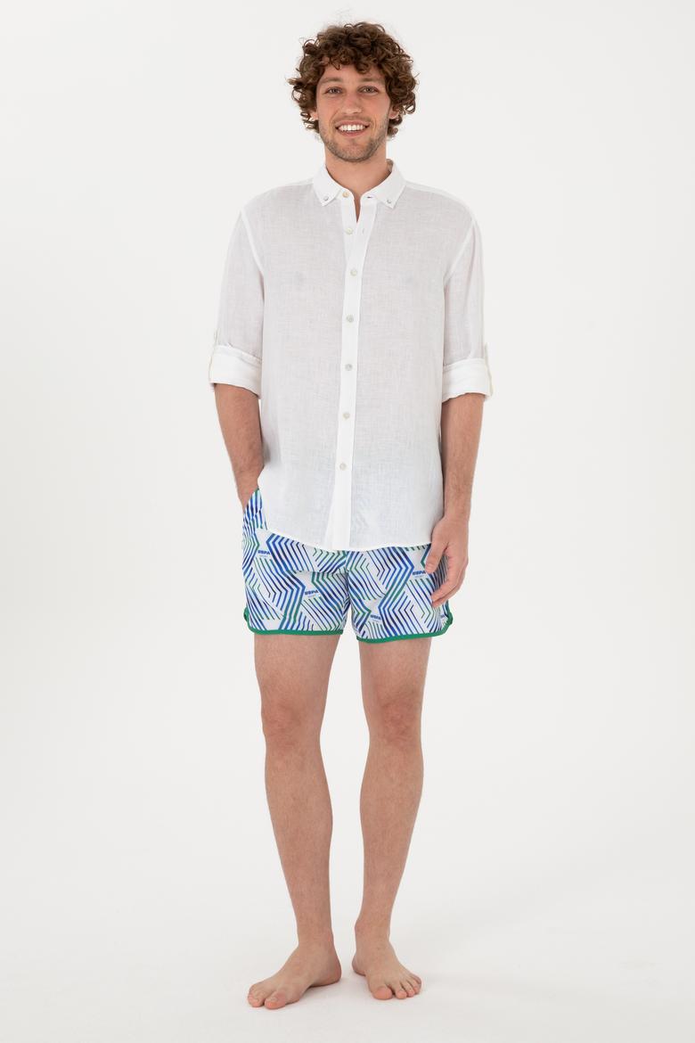 Erkek Yeşil Deniz Şortu