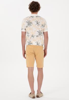 Erkek Turuncu Dokuma Şort - 50299183067