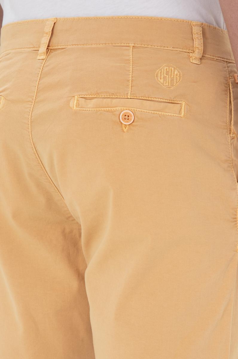 Erkek Turuncu Dokuma Şort